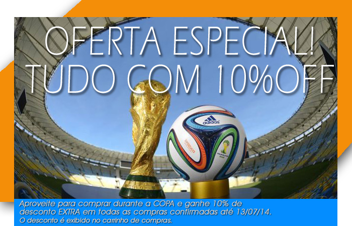 TUDO COM 10% OFF