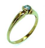 Solitário em ouro amarelo 18k Solitário em ouro amarelo 18k