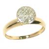 Anel em ouro amarelo 18k com diamantes - Chuveiro - 2ANB0230