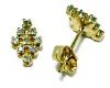 Brinco em ouro amarelo 18k feminino com brilhantes Brinco em ouro amarelo 18k feminino com brilhantes