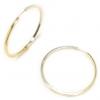 Argola africana em ouro 18k feminina - dupla face Argola africana em ouro 18k feminina - dupla face