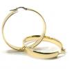 Argola africana em ouro 18k feminina Argola africana em ouro 18k feminina