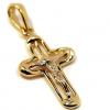 Crucifixo em ouro 18k  - Com imagem - 2CZO0205