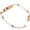 Pulseira em ouro 18k - Chapa criana - 2PUO0475