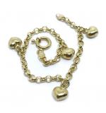 Pulseira infantil em ouro 18k - 2PUO0665