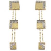 Brinco em ouro 18k feminino Brinco em ouro 18k feminino