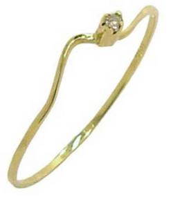 Solitário em ouro amarelo 18k - 2ANB0126 Solitário em ouro amarelo 18k - 2ANB0126