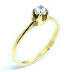 Solitário em amarelo ouro 18k - 2ANB0208 Solitário em amarelo ouro 18k - 2ANB0208