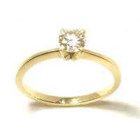 Solitário em amarelo ouro 18k Solitário em amarelo ouro 18k