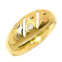 Anéis em ouro amarelo 18k - Jóia trabalhada - 2ANO0466 Anéis em ouro amarelo 18k - Jóia trabalhada - 2ANO0466