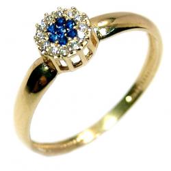 Anel em ouro 18k com zirconia - 2ANZ0019 Anel em ouro 18k com zirconia - 2ANZ0019