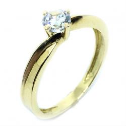 Anel Solitário em ouro 18k com zirconia (Produto Esgotado) Anel Solitário em ouro 18k com zirconia (Produto Esgotado)