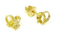 Brinco em ouro amarelo 18k com brilhante - Coração Brinco em ouro amarelo 18k com brilhante - Coração