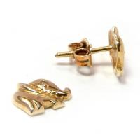 Brinco em ouro amarelo 18k feminino - Elefante Brinco em ouro amarelo 18k feminino - Elefante