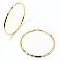 Argola africana em ouro amarelo 18k feminina Argola africana em ouro amarelo 18k feminina