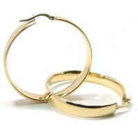 Argola africana em ouro 18k feminina Argola africana em ouro 18k feminina