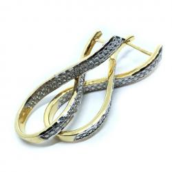 Argola em ouro amarelo 18k feminina - 2BRO1047 Argola em ouro amarelo 18k feminina - 2BRO1047