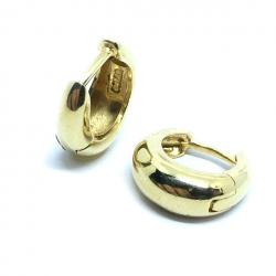 Argola Africana em ouro amarelo 18k feminina - 2BRO1048 Argola Africana em ouro amarelo 18k feminina - 2BRO1048