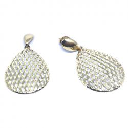 Brinco em ouro amarelo 18k - Gota filigrana - 2BRO1060 Brinco em ouro amarelo 18k - Gota filigrana - 2BRO1060