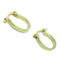 Argola africana em ouro 18k feminina - 2BRO1063 Argola africana em ouro 18k feminina - 2BRO1063