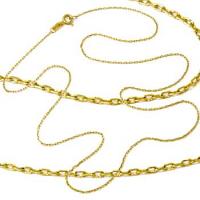 Correntes em ouro 18k - Elos lapidados - 40 cm - 2CLO0030 Correntes em ouro 18k - Elos lapidados - 40 cm - 2CLO0030