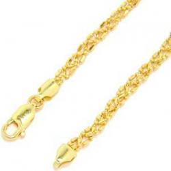 Colar em ouro 18k - Taco e bola lapidado - Feminino - 40 cm Colar em ouro 18k - Taco e bola lapidado - Feminino - 40 cm