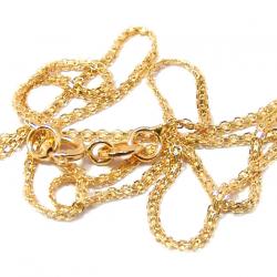 Colar de ouro amarelo 18k - Esteira - Feminino - 40 cm - 2CLO0198 Colar de ouro amarelo 18k - Esteira - Feminino - 40 cm - 2CLO0198