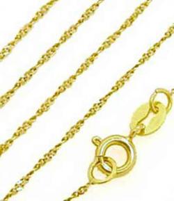 Corrente de ouro amarelo 18k - Singapura - 40 cm Corrente de ouro amarelo 18k - Singapura - 40 cm