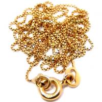 Colar de ouro amarelo 18k tipo veneziana - Feminino - 50 cm Colar de ouro amarelo 18k tipo veneziana - Feminino - 50 cm
