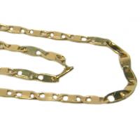 Corrente em ouro 18k - Cadeado achatado - 60 cm - 2CLO0517 (Produto Esgotado) Corrente em ouro 18k - Cadeado achatado - 60 cm - 2CLO0517 (Produto Esgotado)