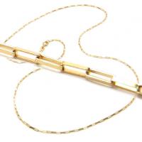 Colar em ouro 18k - Veneziana aberta - Masculino - 60 cm - 2CLO0602 Colar em ouro 18k - Veneziana aberta - Masculino - 60 cm - 2CLO0602