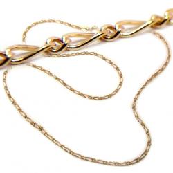 Corrente de ouro amarelo 18k - Groumette - Masculina - 60 cm Corrente de ouro amarelo 18k - Groumette - Masculina - 60 cm