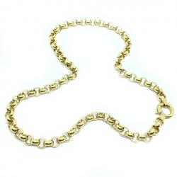 Corrente em ouro 18k - Elos portugueses - Feminina - 40 cm - 2CLO0584 Corrente em ouro 18k - Elos portugueses - Feminina - 40 cm - 2CLO0584