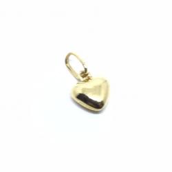 Coração em ouro amarelo 18k - Oco - 2CRO0110 Coração em ouro amarelo 18k - Oco - 2CRO0110