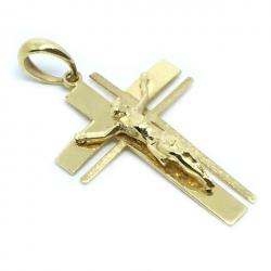Crucifixo em ouro amarelo 18k - Cristo na Cruz - 2CZO0296 Crucifixo em ouro amarelo 18k - Cristo na Cruz - 2CZO0296