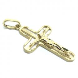 Crucifixo de ouro 18k - 2CZO0318 Crucifixo de ouro 18k - 2CZO0318