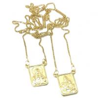 Escapulário em ouro amarelo 18k - 2GRO0160 Escapulário em ouro amarelo 18k - 2GRO0160