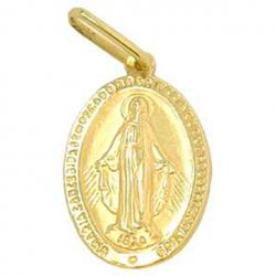 Medalha de Nossa Senhora das Graças em ouro 18k - 2MEO0074 Medalha de Nossa Senhora das Graças em ouro 18k - 2MEO0074
