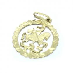 Medalha de ouro amarelo 18k - São Jorge - 2MEO0357 Medalha de ouro amarelo 18k - São Jorge - 2MEO0357