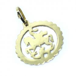 Medalha de ouro amarelo 18k - São Jorge - 2MEO0358 Medalha de ouro amarelo 18k - São Jorge - 2MEO0358