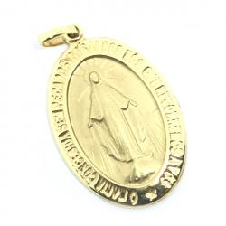 Medalha de Nossa Senhora das Graças em ouro 18k - 2MEO0359 Medalha de Nossa Senhora das Graças em ouro 18k - 2MEO0359