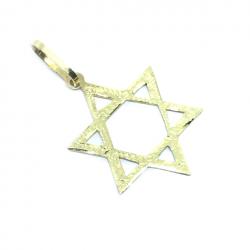 Estrela de Davi em ouro amarelo 18k - 2MEO0360 Estrela de Davi em ouro amarelo 18k - 2MEO0360