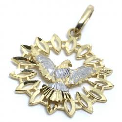 Pingente em ouro 18k - Pomba Divino Espirto Santo - 2PIO0438 Pingente em ouro 18k - Pomba Divino Espirto Santo - 2PIO0438