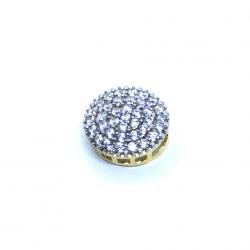 Pingente em ouro 18k com zirconias - 2PIZ0046 Pingente em ouro 18k com zirconias - 2PIZ0046