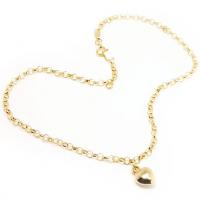 Tornozeleira em ouro 18k com pingente - 2PUO0319 Tornozeleira em ouro 18k com pingente - 2PUO0319