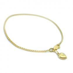 Pulseira feminina em ouro 18k - Veneziana - 2PUO0601 Pulseira feminina em ouro 18k - Veneziana - 2PUO0601