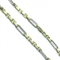 Pulseira masculina em ouro 18k - Lapidada - 2PUO0659 Pulseira masculina em ouro 18k - Lapidada - 2PUO0659