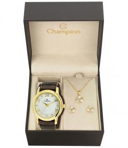 Relogio Champion Feminino - CN20257W - Conjunto Relogio Champion Feminino - CN20257W - Conjunto