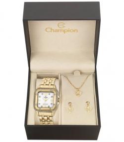 Relogio Champion Feminino - CN27321W - Conjunto Relogio Champion Feminino - CN27321W - Conjunto