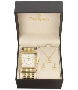 Relogio Champion Feminino - CN27894W- Conjunto Relogio Champion Feminino - CN27894W- Conjunto